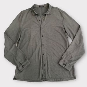 Robert Barakett Men’s Kingsey Falls Button Front Shirt XL Knit Modern Fit